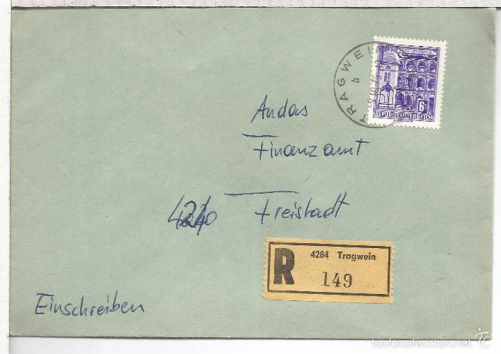 Sellos: AUSTRIA CC CERTIFICADA TRAGWEIN 1975 - Foto 1