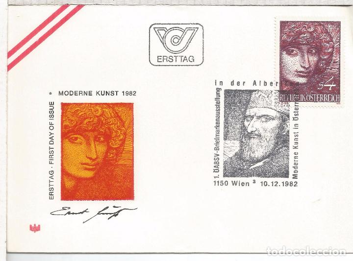 Sellos: AUSTRIA FDC SPD ARTE MODERNO - Foto 1