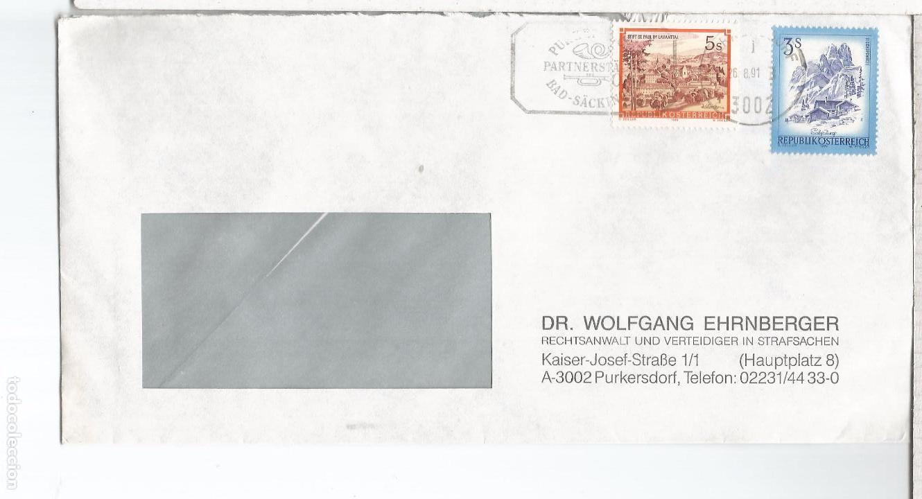 Sellos: AUSTRIA CC PURKERSDORF MAT TROMPETA MUSICA