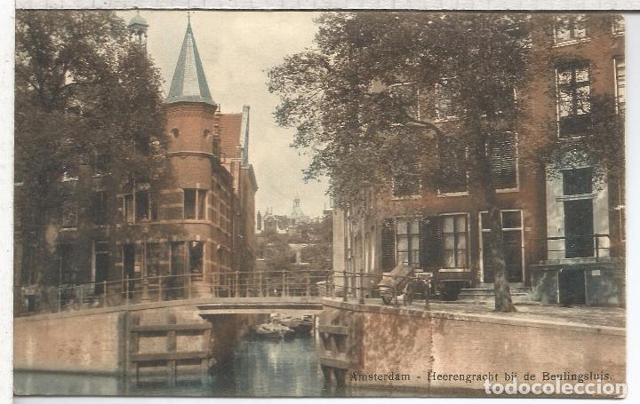 Sellos: HOLANDA AMSTERDAM 1911 POSTCARD - Foto 2