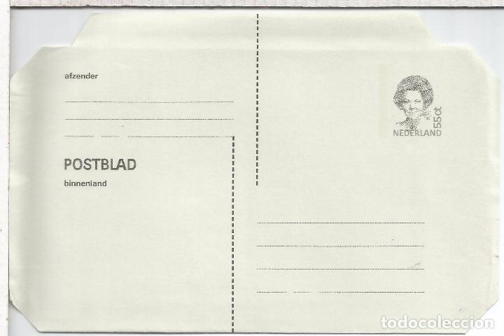 Sellos: HOLANDA ENTERO POSTAL 55 CENTS POSTBLAD - Foto 1