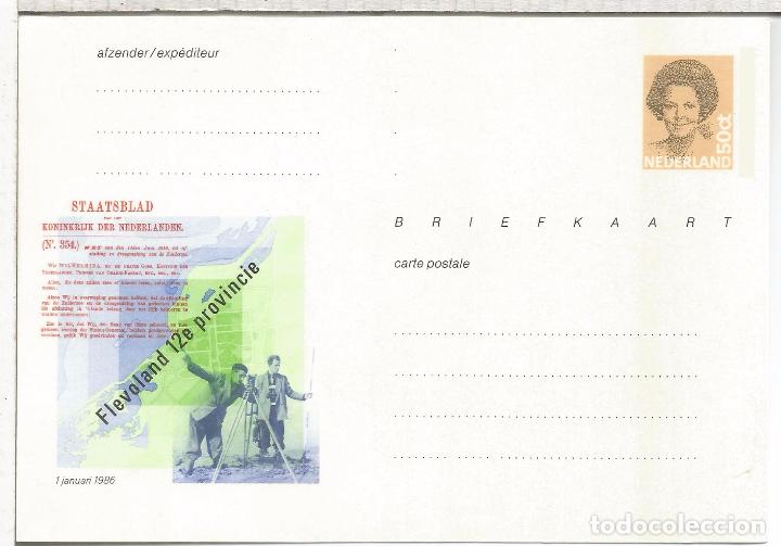 Sellos: HOLANDA ENTERO POSTAL PROVINCIA FLEVOLAND - Foto 1
