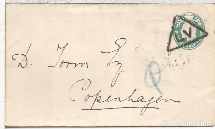 Sellos: REINO UNIDO ENTERO POSTAL MAT TRIANGULAR LV - Foto 1