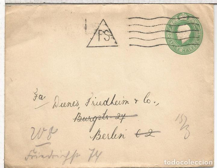 Sellos: REINO UNIDO ENTERO POSTAL MAT TRIANGULAR FS - Foto 1