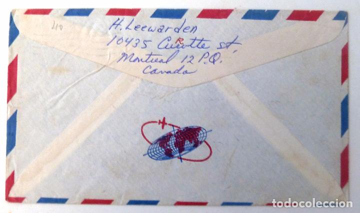 Sellos: SOBRE CIRCULADO 1962. CANADA. .AEREO. - Foto 2