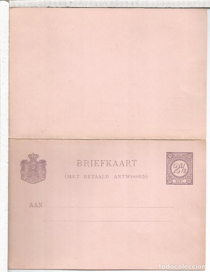 Sellos: HOLANDA ENTERO POSTAL DOBLE - Foto 1