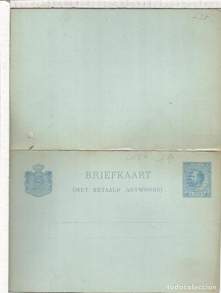 Sellos: HOLANDA ENTERO POSTAL DOBLE - Foto 1