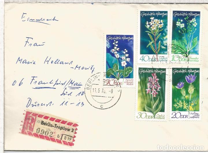 Sellos: ALEMANIA DDR BERLIN FLORES FLOWER - Foto 1