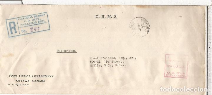Sellos: CANADA CC CERTIFICADA OHMS OTTAWA POST OFFICE - Foto 1