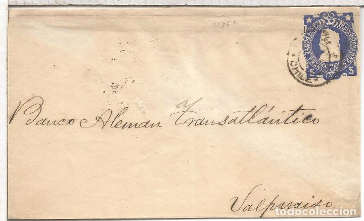 Sellos: CHILE ENTERO POSTAL A VALPARAISO - Foto 1