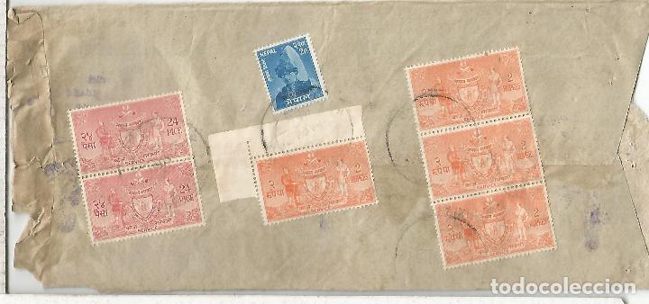 Sellos: NEPAL CARTA CIRCULADA - Foto 1