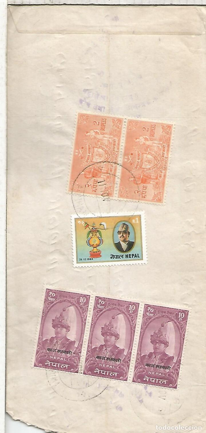 Sellos: NEPAL CARTA CIRCULADA - Foto 1