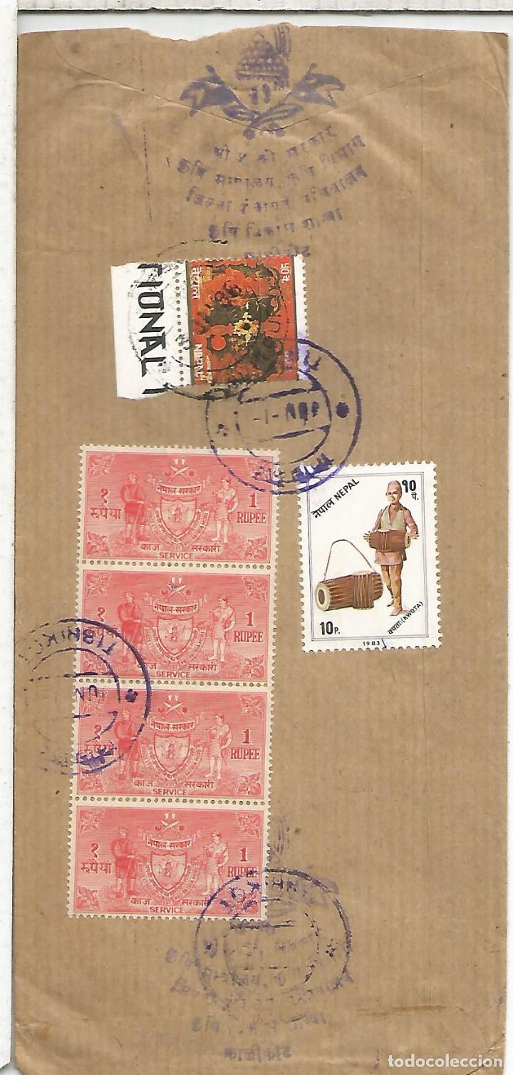 Sellos: NEPAL CARTA CIRCULADA - Foto 1