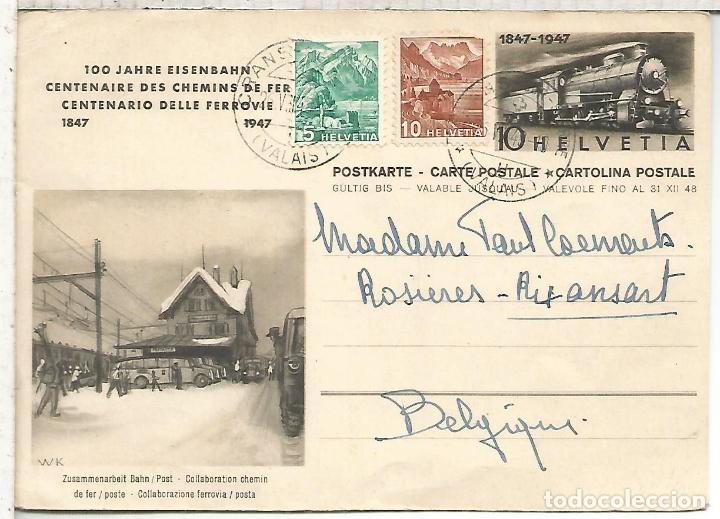 Sellos: SUIZA CENTENARIO DEL FERROCARRIL RAILWAY - Foto 1