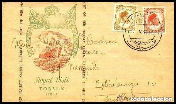 Sellos: HMY BRITANNIA 1954 VIAJE INAUGURAL