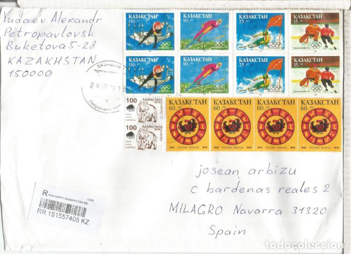 Sellos: KAZAKHSTAN CC CERTIFICADA SELLOS JUEGOS OLIMPICOS INVIERNO 1994 HOCKEY SKI ICE HOROSCOPO
