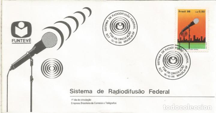 Sellos: BRASIL FDC RADIO WIRELESS TELECOM BROADCASTING - Foto 1