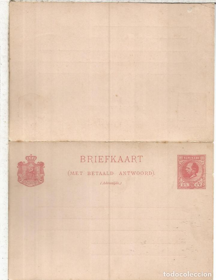 Sellos: SURINAME ENTERO POSTAL DOBLE - Foto 1