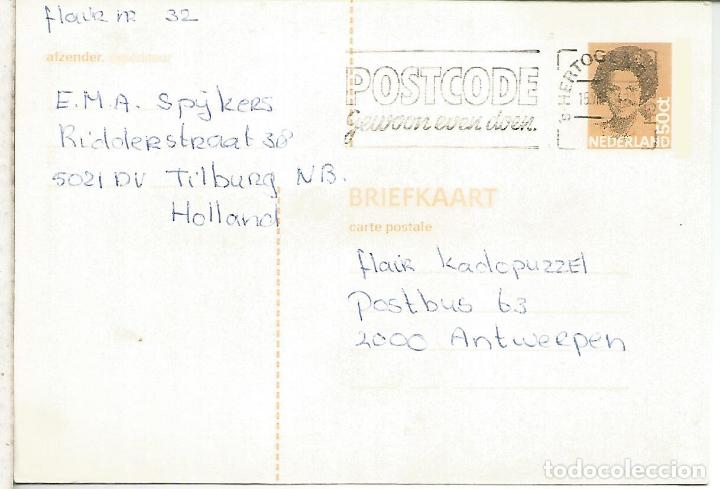 Sellos: HOLANDA ENTERO POSTAL CON MAT POSTCODE - Foto 1