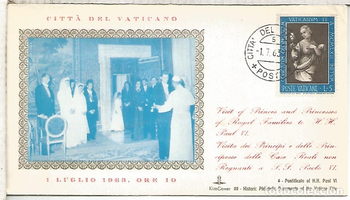 vaticano 1963 visita al papa pablo vi de los pr - Compra venta en  todocoleccion