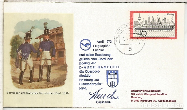 Sellos: ALEMANIA CC  LUFTHANSA - Foto 1