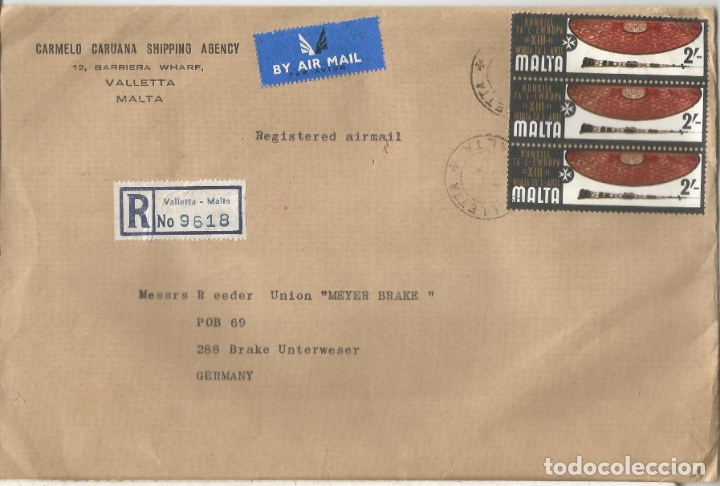 Sellos: MALTA VALETTA CC CERTIFICADA ARTE - Foto 1