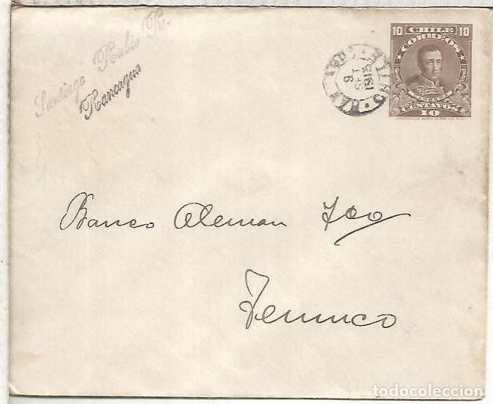 Sellos: CHILE ENTERO POSTAL 1915 - Foto 1