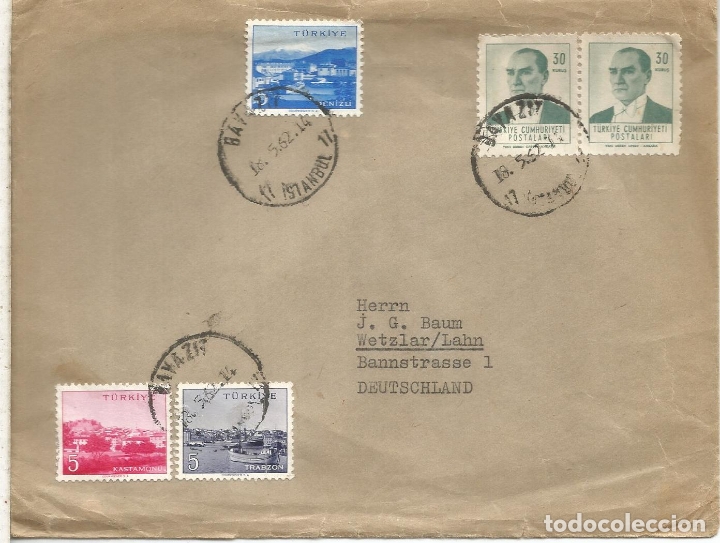 Sellos: TURQUIA CC 1962 - Foto 1