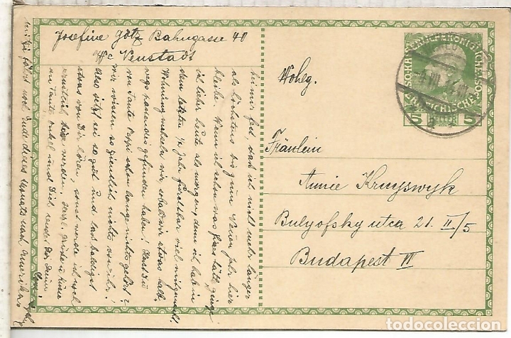 Sellos: AUSTRIA ENTERO POSTAL 1914 - Foto 1