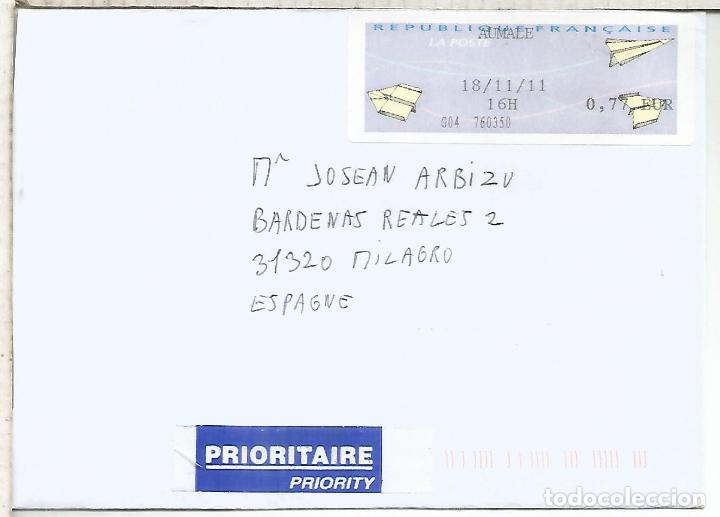 Sellos: FRANCIA CC CON ATM AUMALE - Foto 1