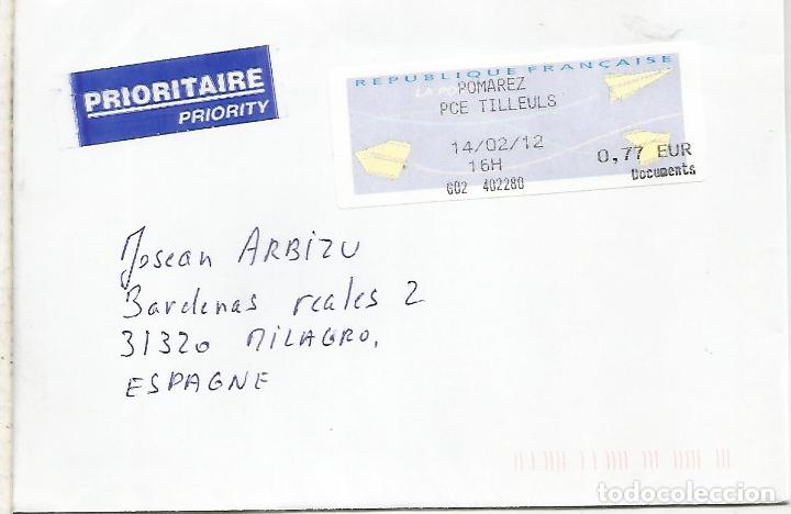 Sellos: FRANCIA CC CON ATM POMAREZ - Foto 1