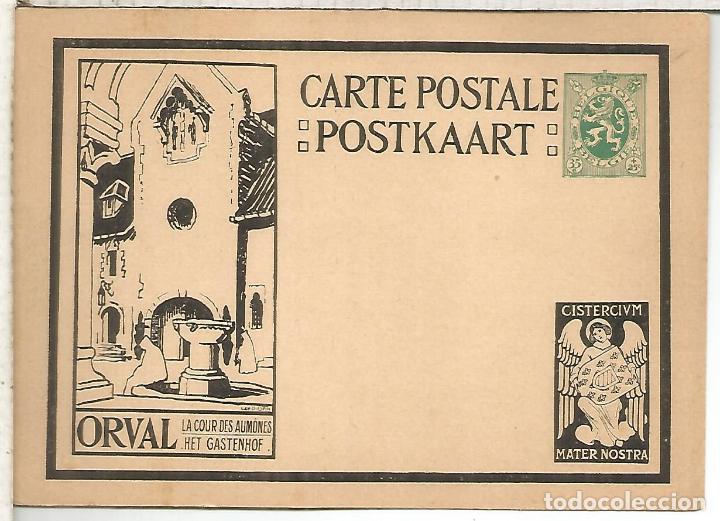 Francobolli: BELGICA ENTERO POSTAL ARQUITECTURA ORVAL IGLESIA