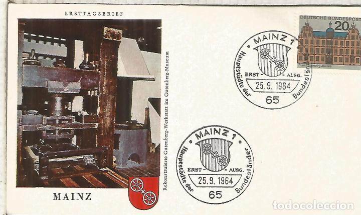 Sellos: ALEMANIA FDC MAINZ - Foto 1