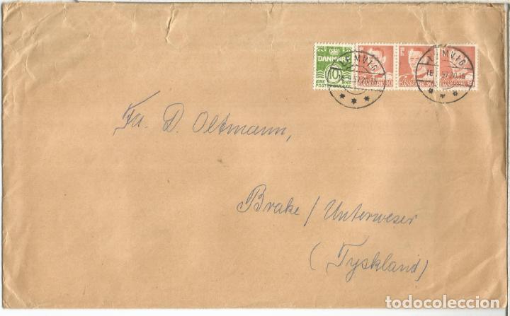 Sellos: DINAMARCA CC LEMVIG 1957 - Foto 1