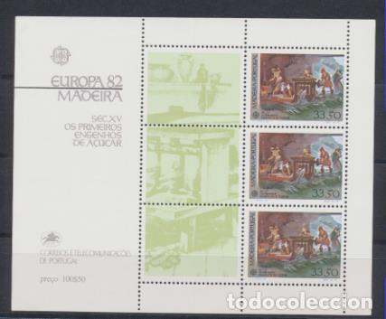 Sellos: Madeira. Europa 82. HB ** - Foto 1