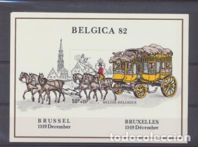 Sellos: B&eacute;lgica 1982. HB 59 ** - Foto 1
