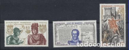 Sellos: Francia. Yvert 1616-18 ** - Foto 1