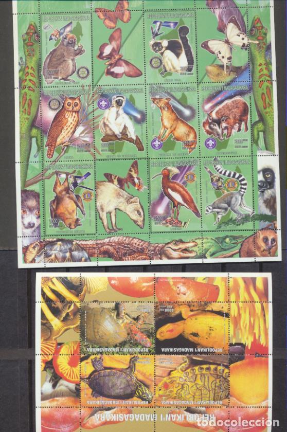 Sellos: Madagascar 1999. 2 HB ** Animales - Foto 1