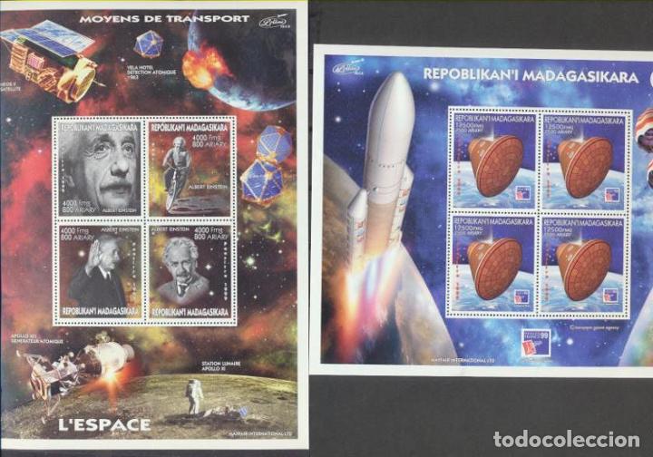 Sellos: Madagascar 1999. El Espacio 2 HB ** - Foto 1