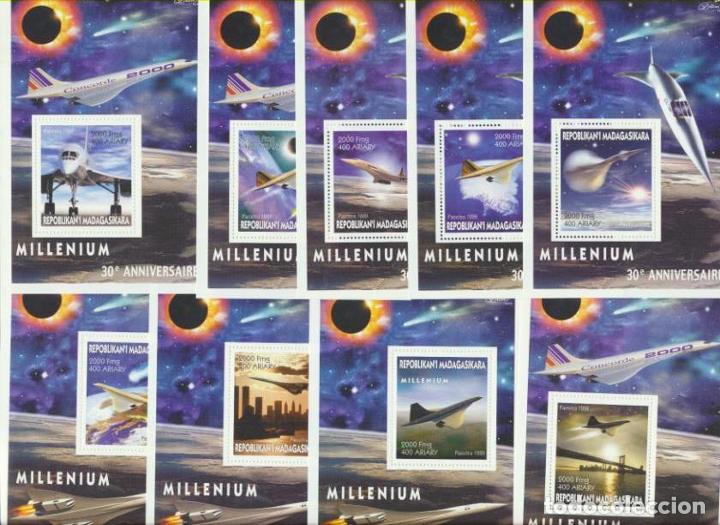 Sellos: Madagascar 1999. Millenium 9 HB ** - Foto 1