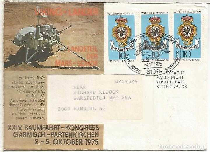 Sellos: ALEMANIA GARNISCH PARTENKIRCHEN ESPACIO EXPLORACION MARTE MARS MISION VIKING 1975