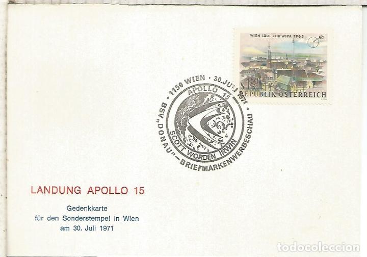 Sellos: AUSTRIA MISION APOLLO 15 ESPACIO SPACE - Foto 1