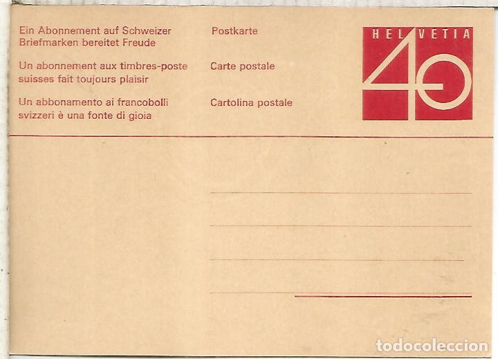 Sellos: SUIZA ENTERO POSTAL - Foto 1