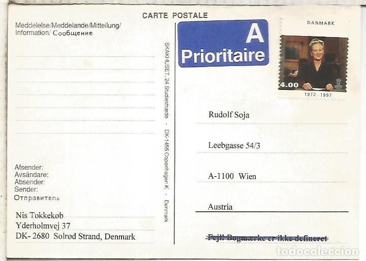 Sellos: TARJETA AJEDREZ CHESS CARD DINAMARCA - Foto 1