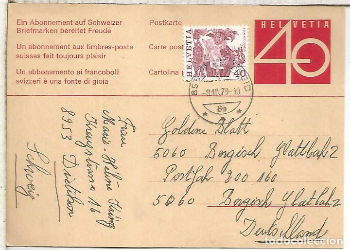 Sellos: SUIZA ENTERO POSTAL - Foto 1