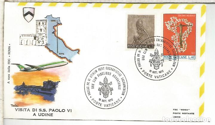 Briefmarken: VATICANO UDINE VISITA PAPA PABLO VI