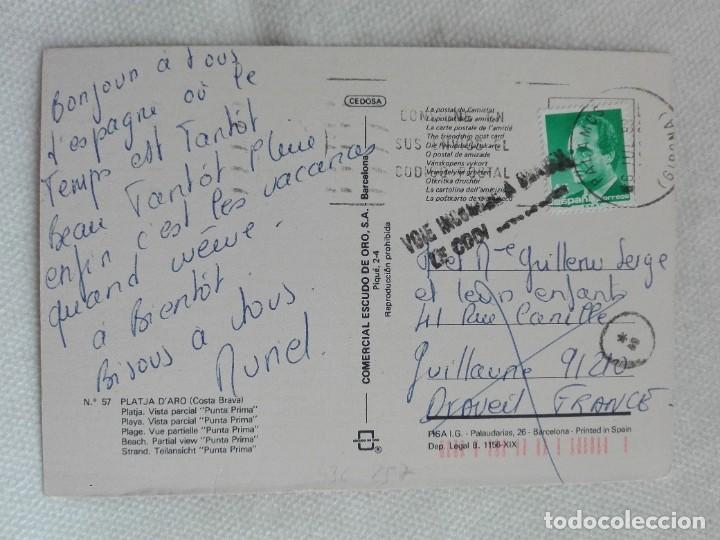Francobolli: POSTAL2436 ESCUDO ORO 57 PLATJA D&rsquo;ARO GIRONA - FILATELIA FRANCE 1988 DRAVEIL INCONNU