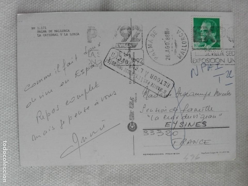 Francobolli: POSTAL2496 CLIK CLAK 1171 PALMA MALLORCA FOLKLORE -FILATELIA FRANCE 1988 EYSINES RETOUR