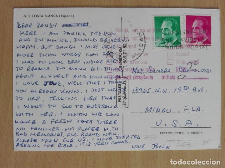 Stamps: POSTAL 2861 GALIANA 3 COSTA BLANCA ALICANTE FILATELIA USA MIAMI NO SUCH NUMER