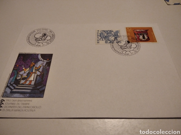 Sellos: Sobre primer d&iacute;a Suiza - Foto 1